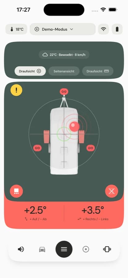 Wedge calculator screen