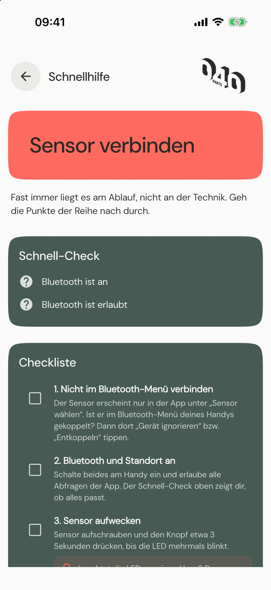 Schnellhilfe: Checkliste zum Abhaken