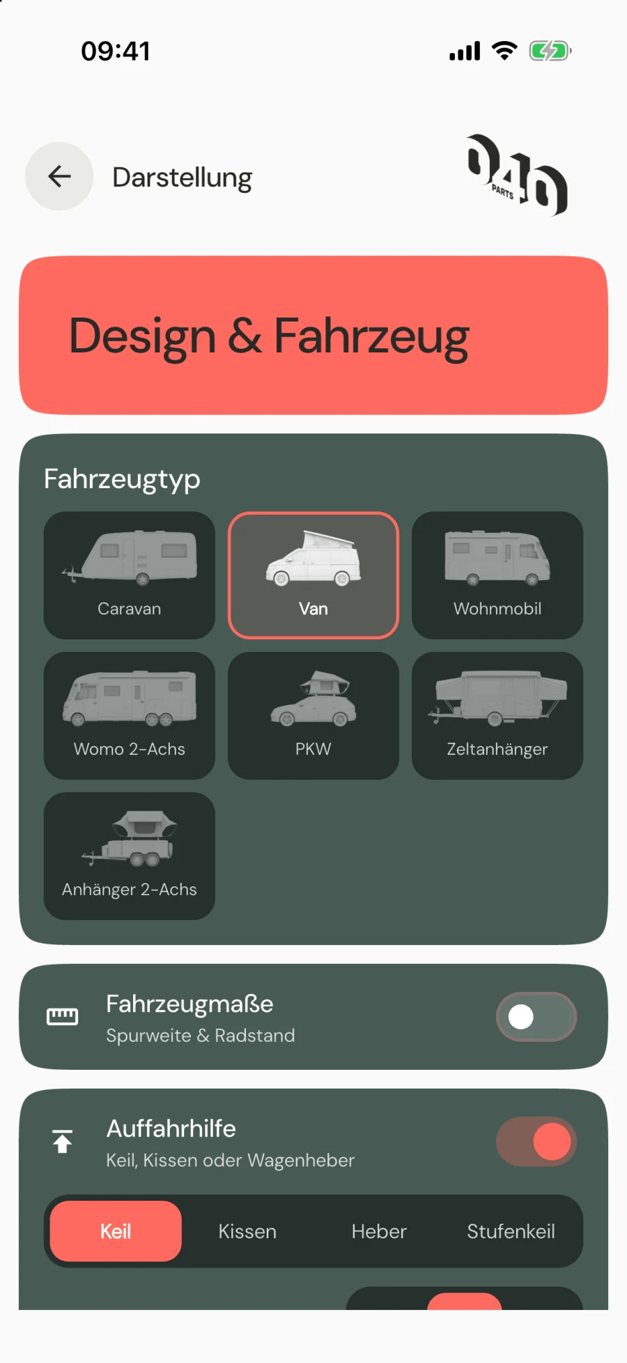 Design & Fahrzeug